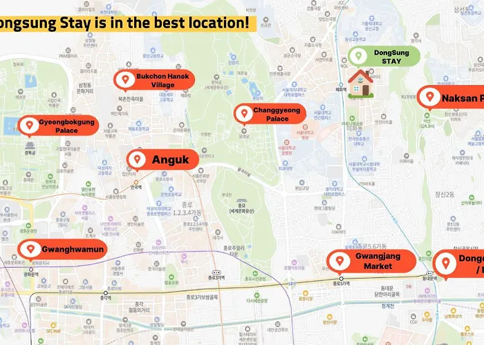 동숭스테이ㅣ4 Min To Hyehwa Station *